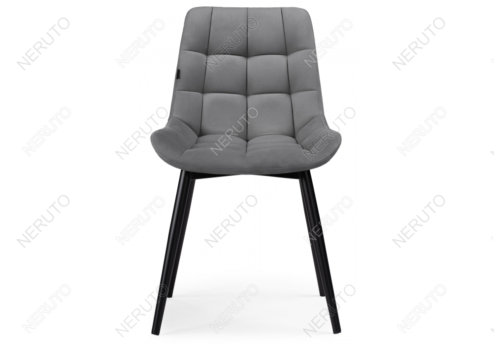 Стул на металлокаркасе Алст черный / velutto 32